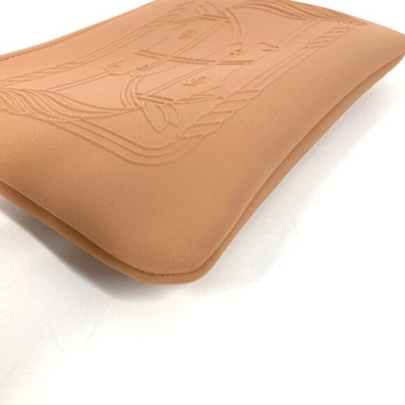 HERMES Trousse toilet Neovan PM Neovan-Cadriege PM Clutch Bag Pouch Beige Unused - Picture 8 of 12